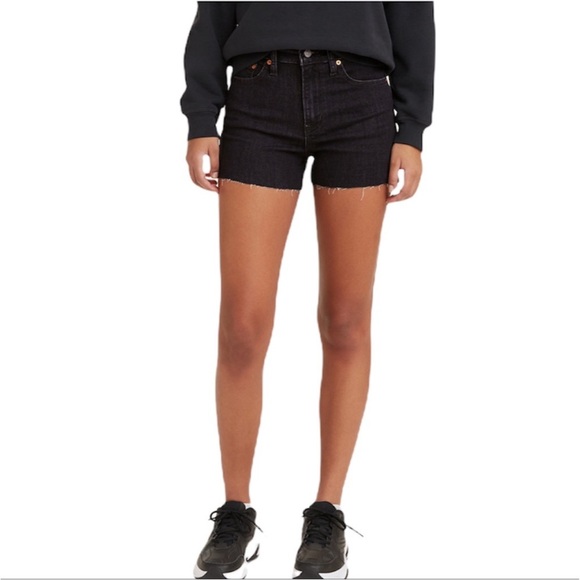 LEVI’S High Rise Distressed Shorts - Picture 2 of 11